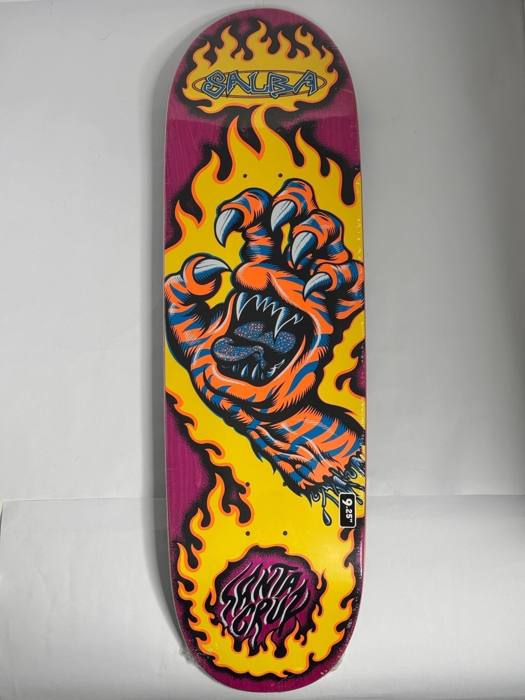 Tabla Skate Santa Cruz Salba Tiger Hand Shapped 9.25in x 31.95in