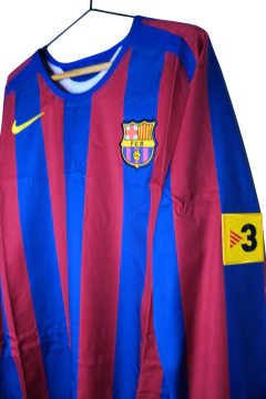 Camiseta Nike Titular Barcelona Reedición 2026 Ronaldinho (10) 2005/06 en internet