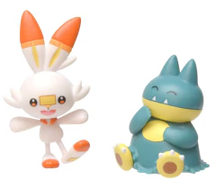 Figura Jazwares Battle Figure Pack Munchlax + Scorbunny - comprar online