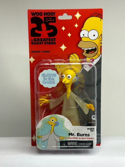 Figura Neca x Los Simpsons 25 th anniversary Mr. Burns Glow in the Dark