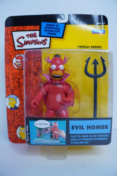 Figura Playmates x The Simpsons World Of Springfield Evil Homer
