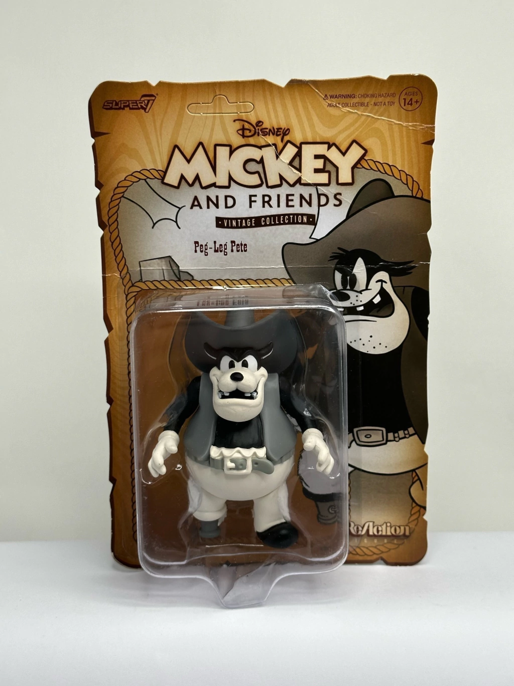 Figura Disney Mickey and Friends Vintage Collection Peg-Leg Pete Super7