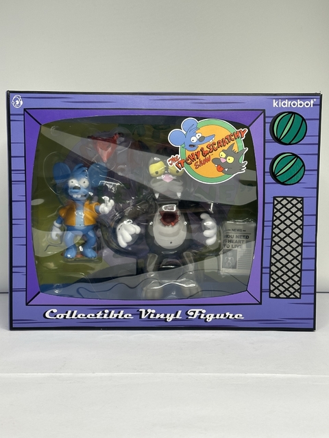 Figura Los Simpsons Tomy y Daly x Kidrobot