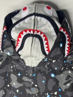Hoodie Zip Bape Space Camo Shark - Buenos Dealz 