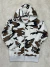 Hoodie Zip Supreme Camo Marron