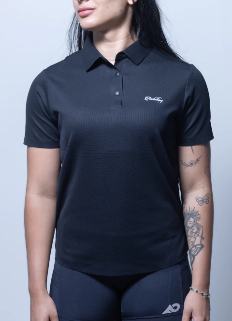 POLO FEMININA TECH PRETA