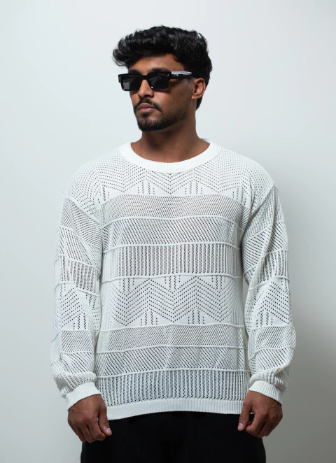 TRICOT MANGA LONGA OFF