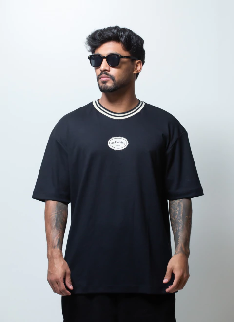 OVER PRETA APLIQUE TECIDO DE 1997