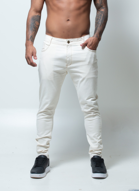 CALÇA JEANS OFF SKINNY