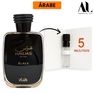 Decant 5ml - Hawas Black EDP de Rasasi
