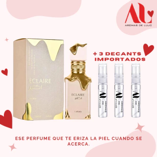 Combo Especial Perfume Eclaire + 3 Decants Importados