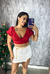 Cropped celeste - loja online