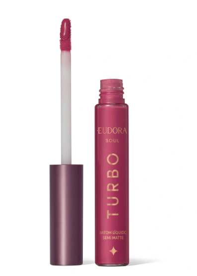 BATOM LÍQUIDO ROSA PINK SEMI MATTE TURBO SOUL 5ML