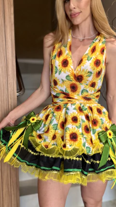 Vestido junino - Isabel - multi forma ( Várias formas de amarrar ) - loja online