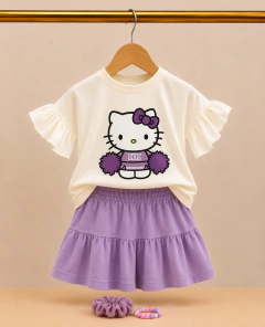 Conjunto short saia hello kitty - comprar online