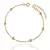 Pulseira Lazi Bolinhas Dourada - comprar online
