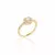 Anel Cravejado Dourado Jasmil - comprar online