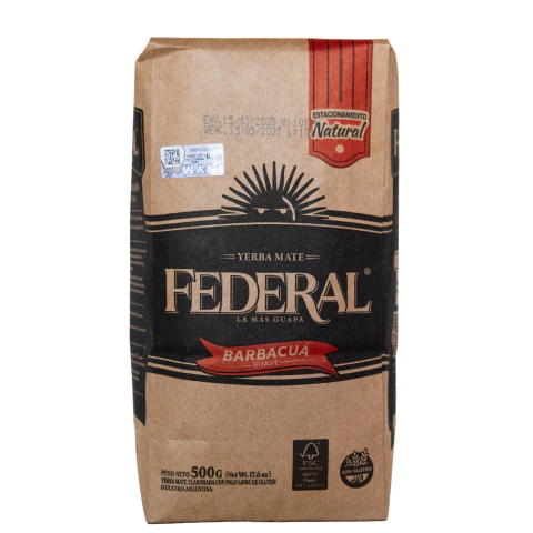 Yerba Mate Federal Barbacua 500 Gr