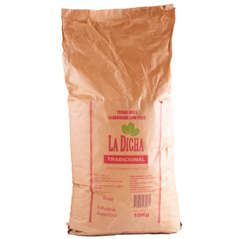 Yerba Mate La Dicha Tradicional 10 Kg - comprar online