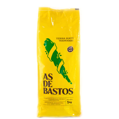 Yerba Mate As de Bastos Tradicional 1 Kg - comprar online