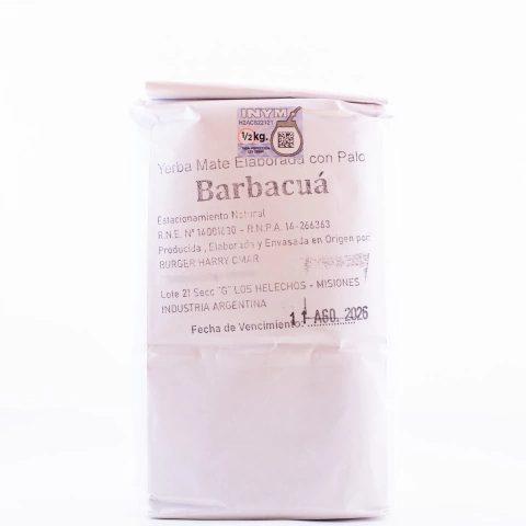 Yerba Mate Barbacua Burger 500 Gr