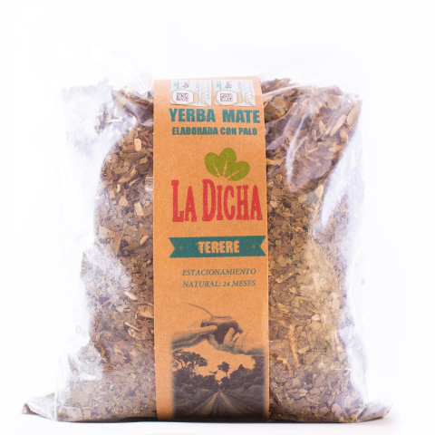 Yerba Mate La Dicha Barbacua Canchada 500 Gr