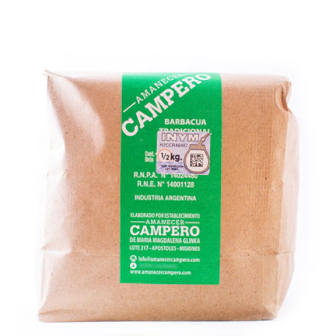 Yerba Mate Amanecer Campero Barbacua 500 Gr