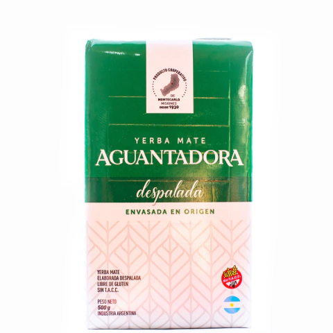 Yerba Mate Aguantadora Despalada Tradicional 500 Gr