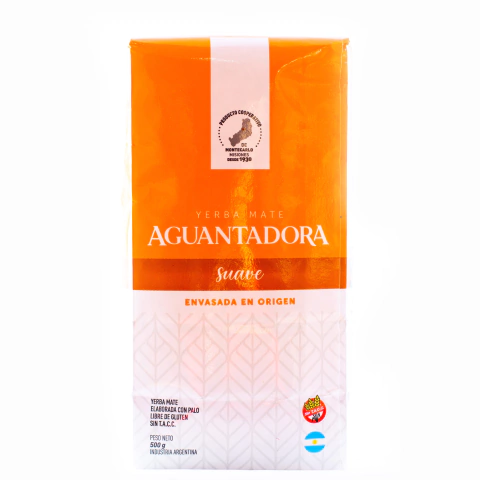 Yerba Mate Aguantadora Suave Tradicional 500 Gr