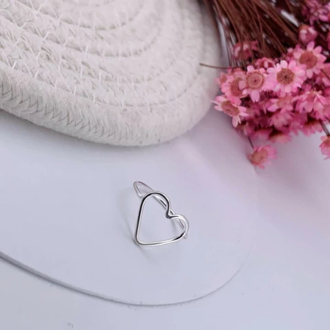 ANEL CORAÇÃO FIO GRANDE