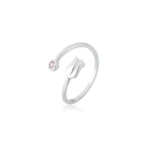 ANEL FALANGE ROSA COM PEDRA - comprar online