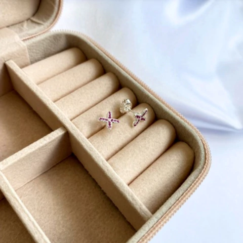 BRINCO FLOR QUATRO PONTAS - comprar online