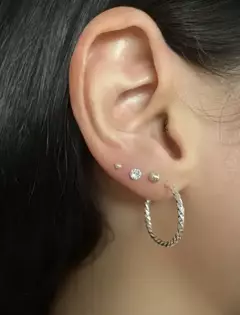 BRINCO ARGOLA FIO TORCIDO - comprar online