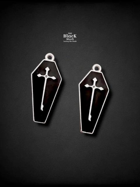 DIJE ESMALTADO ATAUD NEGRO x 1u - comprar online