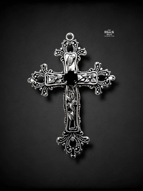 DIJE CROSS VICTORIAN BLACK x 1u - comprar online