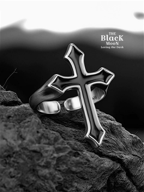 ANILLO CROSS BLACK