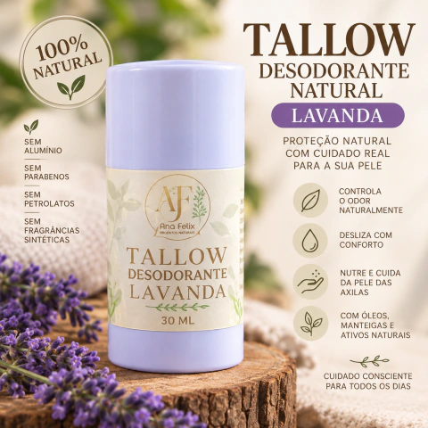 Tallow Desodorante Stick Lavanda 30ml