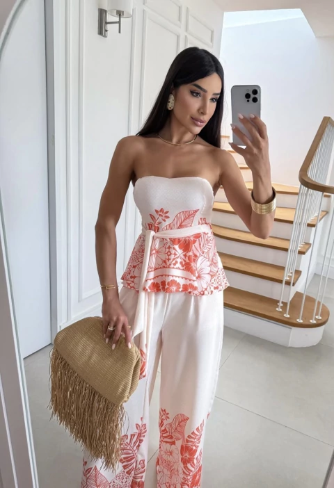 Conjunto Calca - Crepe - M G - Ref: 1452 - comprar online