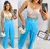 Kit Revenda 3 Calça Pantalona R$ 60,00 com cinto e vinco em Crepe Alfaiataria - 37 - comprar online