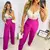 Kit Revenda 4 Calça Pantalona R$ 65,00 com Cinto em Alfaiataria - Moda Social - 42