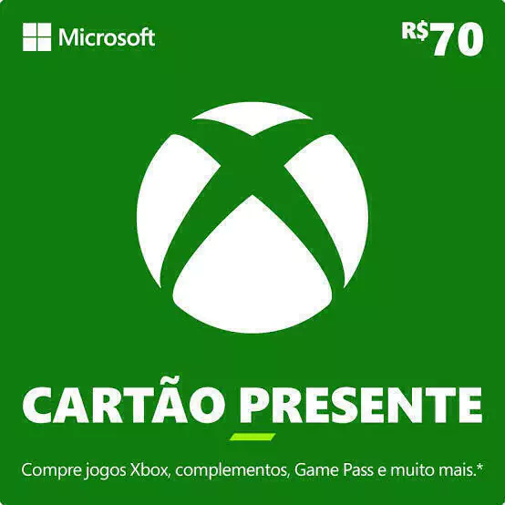 CARTÃO PRESENTE XBOX