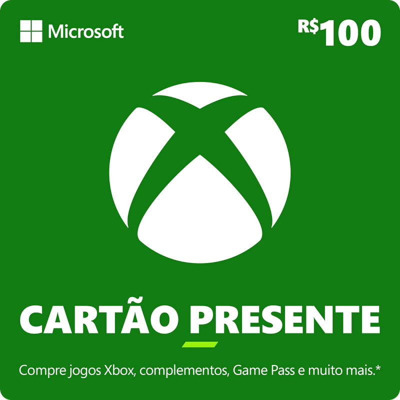 CARTÃO PRESENTE XBOX