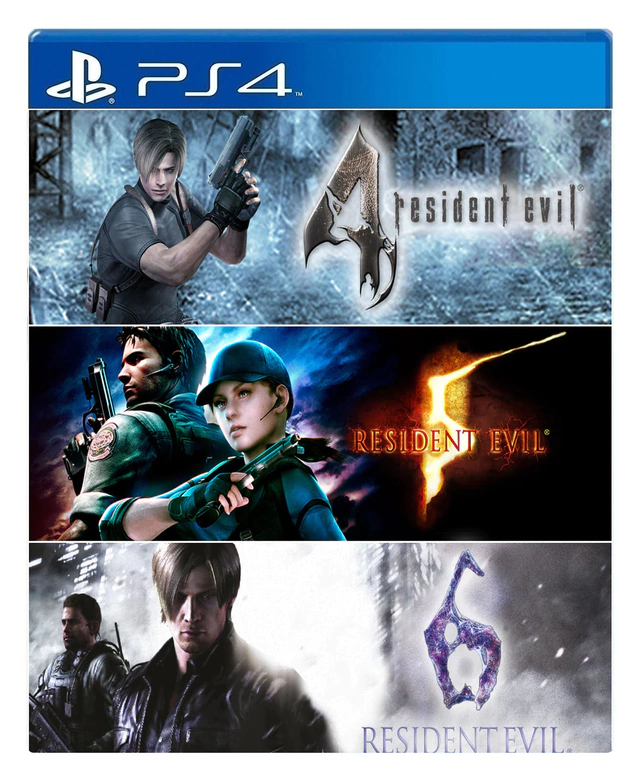 PACOTE TRIPLO RESIDENT EVIL PS4