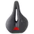 Selim Banco Cela Bike Bicicleta Gel Confortável MTB Vazado Couro Slim Rad7 New York Preto - comprar online