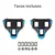 Pedal Bike Speed Clip Road Estrada Rolamento Selado C/ Tacos Cor Preto com Azul - MAXIMUM Bike e Camping Shop