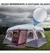 Barraca Familiar Grande Camping Acampamento 10-16 Pessoas 430*305*205cm Joyfox - MAXIMUM Bike e Camping Shop