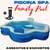 Piscina Americana Original Family Pool 3.000 Litros c/ Encostos e Assentos c/ Bomba de Inflar Manual - comprar online