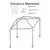 Tenda Gazebo Mor Barraca Praia Camping + Bolsa De Transporte Cor Azul na internet