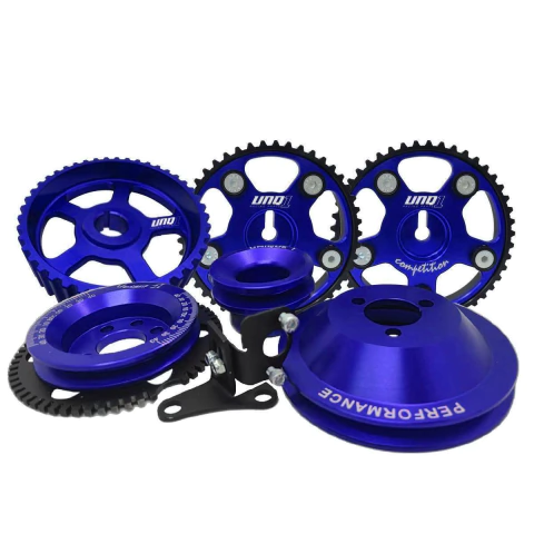 KIT COMPETITION 6 POLIAS 20V ADAPTADO EM BLOCO AP 8V 2 POLIAS DE COMANDO CORREIA SIMPLES V AZUL