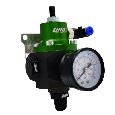 DOSADOR ESFERICO 1:1 INJETADO MODELO ''R 1'' COMPLETO COM NIPLES PARA CONEXÃO -6AN BLACK VERDE